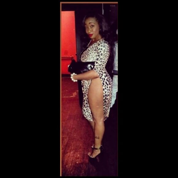 High Split Leopard Dress! - Picture 2 of 2